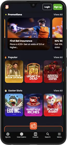 Functies van de Betiro Casino-app